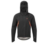Chaqueta de MTB impermeable Ridge Tier Pertex de Altura para hombre, negra, talla grande