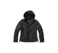 Brandit Windbreaker Frontzip Chaqueta de dama, negro, tamaño M para Mujer