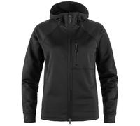 Chaqueta de mujer Fjällräven Abisko Grid Fleece Hoodie W Talla: S / Color: negro