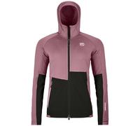 Chaqueta de mujer Ortovox Fleece Rib Hoody W Talla: M / Color: rosa/negro