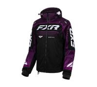 FXR RRX 2025 Chaqueta impermeable de motocross para mujer, negro-lila, tamaño XL
