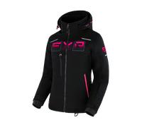 §Chaqueta de Nieve Mujer FXR Maverick Negro-Fucsia Descolorido§