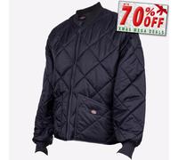 Chaqueta De Nylon Acolchada En Diamante Para Hombre Dickies Negra