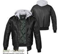 CHAQUETA DE PILOTO BRANDIT MA1 + CAPUCHA SUDADERA CON CAPUCHA CHAQUETA BOMBER...