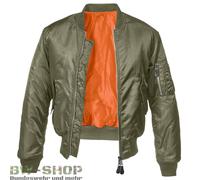 CHAQUETA DE PILOTO DE MARCA MA1 US BOMBERJACKE CHAQUETA DE AVIADOR DEL...