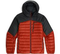 Chaqueta de pluma Outdoor Research Sudadera con capucha Helium Down para hombre (Jupiter/Storm) Hombre