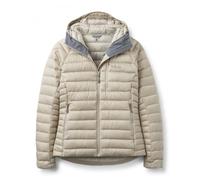 Rab - Ropa de senderismo mujer - Microlight Alpine Hoody W Dark Pebble - Talla S - Beige Beige S