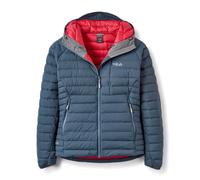 Chaqueta de plumas Rab Microlight Windstopper Hoody Wmns (Steel) Mujer