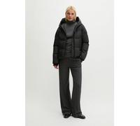 Chaqueta de plumón acolchada con capucha, corte regular Black 40