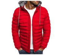 Chaqueta De PlumóN Con Capucha De Invierno Para Hombre Chaqueta CáLida Ligera Y CóModa Chaquetas Informal BáSica Para Deportes Al Aire Libre Senderismo Acampada Cortavientos