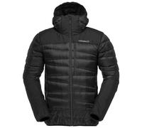 Norrona - Falketind Down750 Zip Hood M Caviar Black - Talla M - Negro Negro M