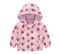 Chaqueta de plumón para niños y niñas Chaquetas ligeras con estampado de dibujos animados, chaquetas a prueba de viento de moda unisex ropa infantil para primavera y adecuada para 1-5 años 2024