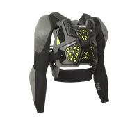 Acerbis Specktrum Lev2 Chaleco antibalas, negro-amarillo, tamaño S M para Hombres
