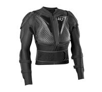 Fox Racing Chaqueta protectora Motocross Titan juvenil, espaldera desmontable, Negro YOS