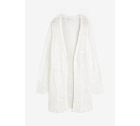 bonprix Abrigo de punto blanco lana M EUR