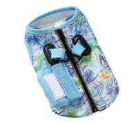 Chaqueta de refrigeración para perros, tela de malla, cómoda chaqueta de refrigeración por hielo, resistente al desgaste, protección UV, suministros ligeros para mascotas, para senderismo, viajes