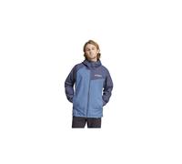 Chaqueta de senderismo adidas multi 2l rain hombre azul M