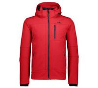 CMP - Chaqueta de hombre con capucha y cremallera, Ferrari-Negro, 54