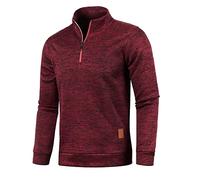Chaqueta de senderismo para hombre, secado rápido, cuello con cremallera, suéter de forro polar, suéter de manga larga, cálido y transpirable, a la moda, suave y liso, para primavera, verano, viajes,