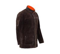 Chaqueta de soldador de cuero vacuno - Talla L | Stamos Welding Group