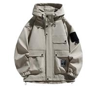 Chaqueta de Sudadera para Hombres Abrigo de Exterior de Manga Larga Blazer Deportiva Informal Chaqueta Funcional de Senderismo de Secado Rápido Prendas de Tallas Grandes