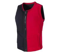 Chaqueta de Surf Slim Fit sin Mangas con Cremallera, Chaqueta de Surf for Kayak, Pesca, Navegación, Surf(Red,3XL)