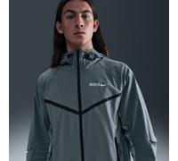 Chaqueta de tejido Woven con cremallera completa Nike Football Tech Windrunner del FC Barcelona - Hombre - Gris