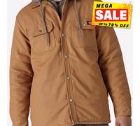 Chaqueta De Trabajo Casual Para Hombre Dickies Resistente Al Agua Color Marrón