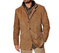 Chaqueta De Trabajo Vintage Michigan para Hombres Y Mujeres - Informal Retro Vaquera Jean Con Bolsillos Y Botones - Jacket De Moda
