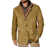 Chaqueta De Trabajo Vintage Michigan para Hombres Y Mujeres - Informal Retro Vaquera Jean Con Bolsillos Y Botones - Jacket De Moda para Hombre