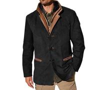 Chaqueta De Trabajo Vintage Michigan para Hombres Y Mujeres - Informal Retro Vaquera Jean Con Bolsillos Y Botones - Jacket De Moda
