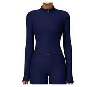 Chaqueta de Yoga for Mujer, Abrigo Manga Larga for, Deportes, Correr, Entrenamiento, Fitness para Fitness Yoga(Color1,L)