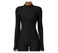 Chaqueta de Yoga for Mujer, Abrigo Manga Larga for, Deportes, Correr, Entrenamiento, Fitness para Fitness Yoga(Color2,S)