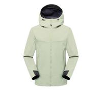 Chaqueta Deportiva con Capucha para Senderismo Bicicleta Capa Impermeable para Bicicleta Gabardina Al Aire Libre Chaqueta Impermeable Hombre Ligera y Transpirable Cortavientos con Bloque de Color