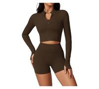 Chaqueta Deportiva de Manga Larga for Mujer, Ajustada, for Yoga, for Correr, Fitness, for Exteriores para Fitness Yoga(Color6,XL)