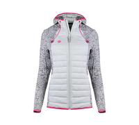 Izas Noya W Chaqueta de Mujer para Invierno Resistente al Viento y Lluvia. Abrigo Acolchado con Polar Térmico Transpirable y Bolsillos para Deporte, Senderismo y Frío. Color Gris