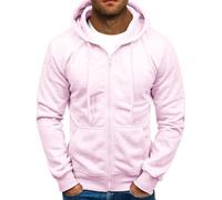 Chaqueta deportiva genérica de algodón ligero - Sudadera con capucha para hombre Cargo Cardigan Casual con capucha Sudadera de manga larga a la moda con capucha holgada para hombre Confort, beige, S