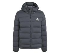 adidas Hombre Helionic Climawarm Stretch Hooded Down Coat, black, M
