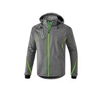 erima GmbH Outdoor Basics Chaqueta, Unisex Adulto, Gris Jaspeado/Green Gecko, L