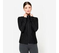 Chaqueta Fitness Mujer Negro Cremallera 2XL