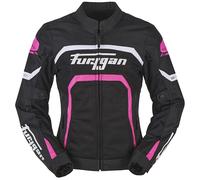 Chaqueta Furygan Mystic Evo Vented Negro-blanco-rosa M