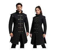 Chaqueta Gambeson medieval unisex, diseñada tanto para hombres como para mujeres que quieren un aspecto auténtico inspirado en la armadura. Con un diseño clásico acolchado de diamantes