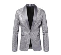 Chaqueta genérica para hombre, danza, Blazer con lentejuelas, multicolor, escena espectáculo, noche audaz, abrigo de terciopelo brillante, rendimiento Clubwear Festive, chaqueta de moda urbana moderna