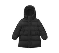 Chaqueta genérica para niño y niña, plumón con capucha, parka plumón, cálido, invierno, bebé, niña, abrigos a prueba de viento, impermeable, lindo, acolchado con cremallera gruesa para 7-8 años