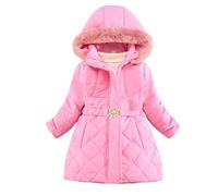 Chaqueta genérica para niños unisex con capucha parka plumín invierno cálido bebé niño niña outwear impermeable ligera ropa al aire libre acolchada con cremallera gruesa para 5-6 años
