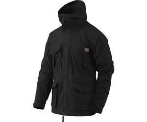 Chaqueta guardapolvo Helikon SAS Hombre Abrigo Táctico Militar Negro