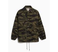 Chaqueta guateada camuflaje Relaxed South2 West8 Skull Quilting para hombre Verde L