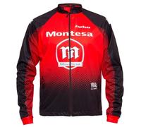 chaqueta hebo wind pro montesa classic rojo S