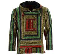 Chaqueta Hippy Gheri De Algodón Sin Forro Con Capucha