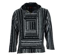 Chaqueta Hippy Gheri De Algodón Sin Forro Con Capucha
